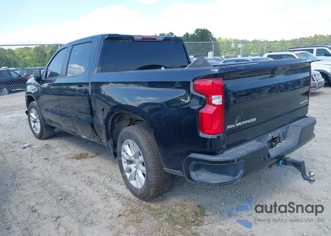 2022 Chevrolet Silverado 1500 Ltd 2Wd Short Bed Custom из США, поврежденный, VIN 1GCPWBEK2NZ175534